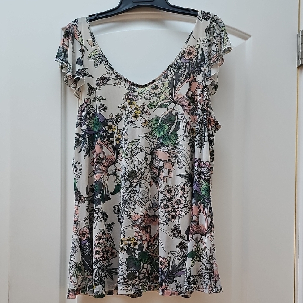 Floral Print Women's Top